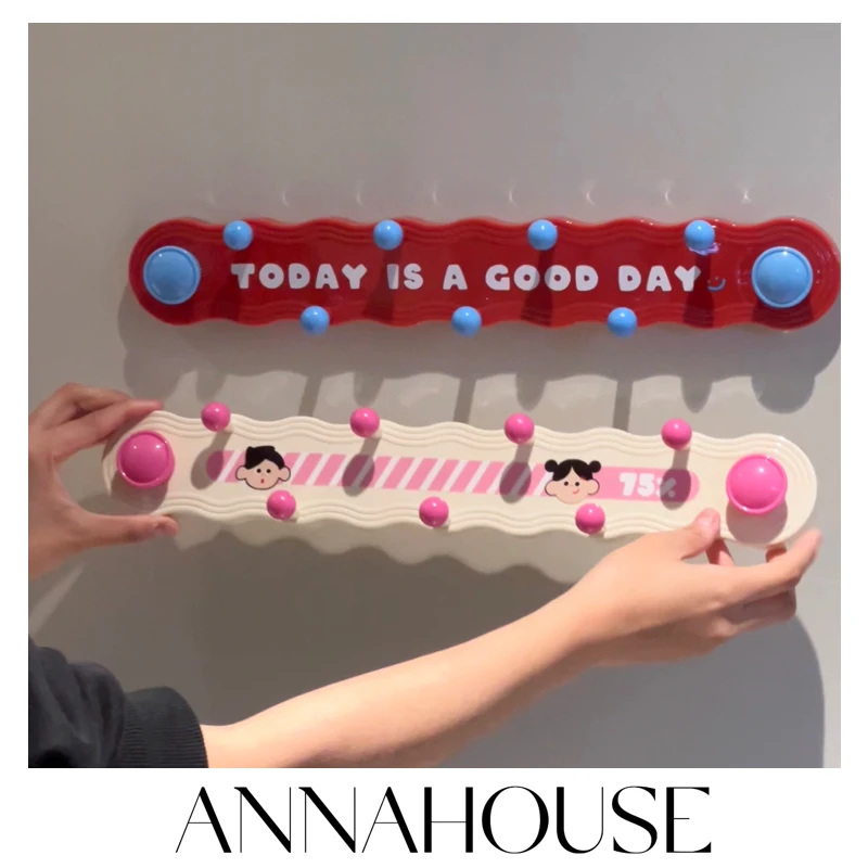 ANNAHOUSE多巴胺挂钩免打孔创意家用浴室门后帽子挂衣钩NS
