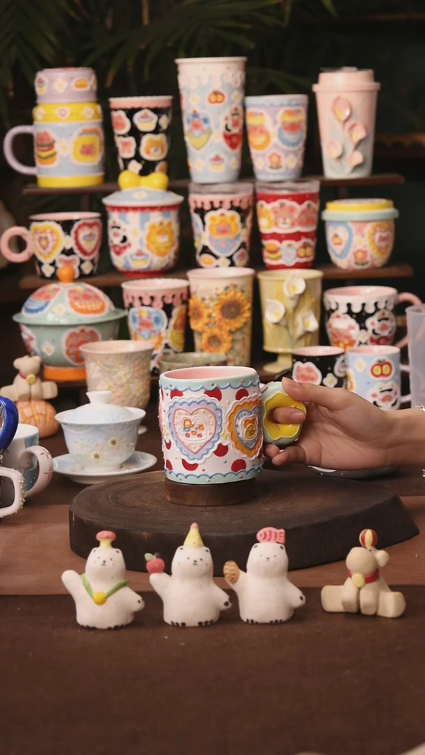 杯子景德镇原创手作陶瓷