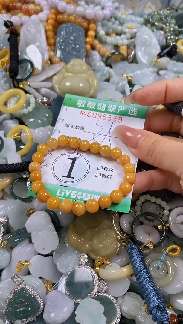 【闪购商品】翡翠颈饰未镶嵌闪购商品0095559多样性发其一