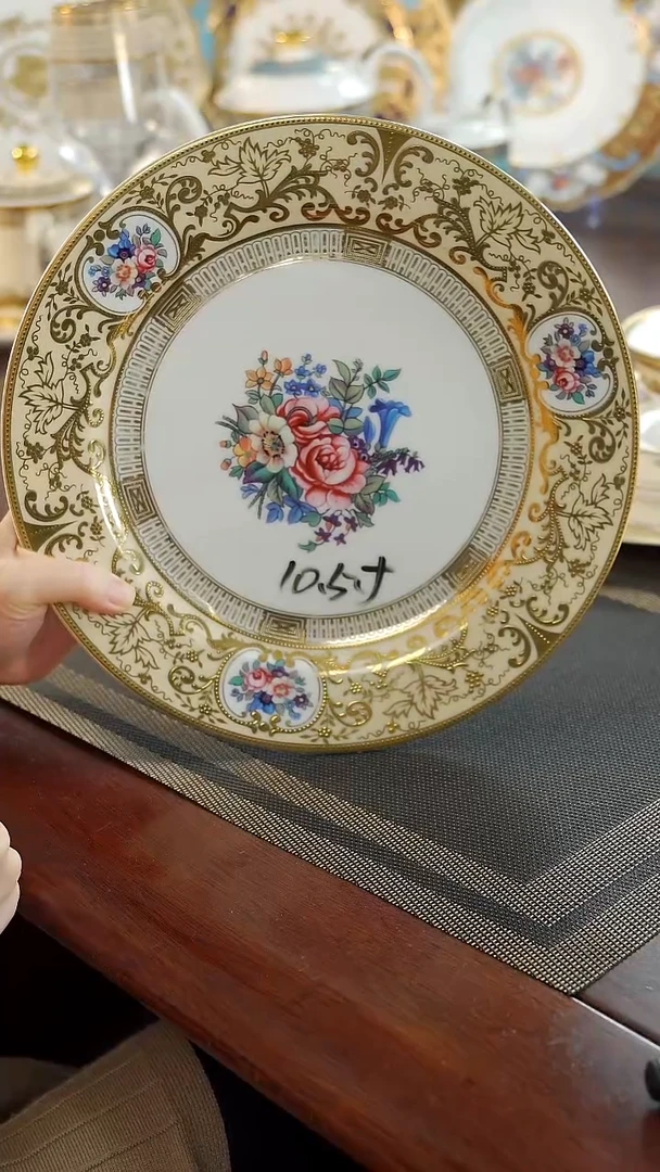 瓷片10.5英寸平盘  福利价