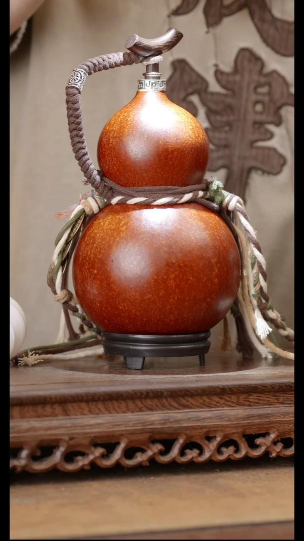 138号精品天然大漆酒葫芦一物一拍~