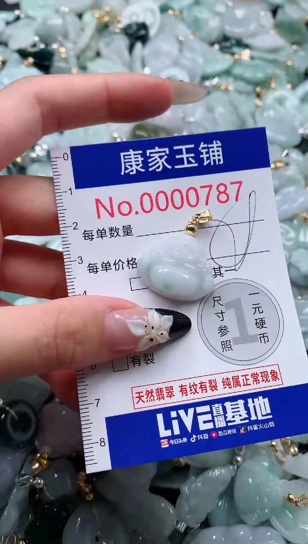 翡翠未镶嵌颈饰787