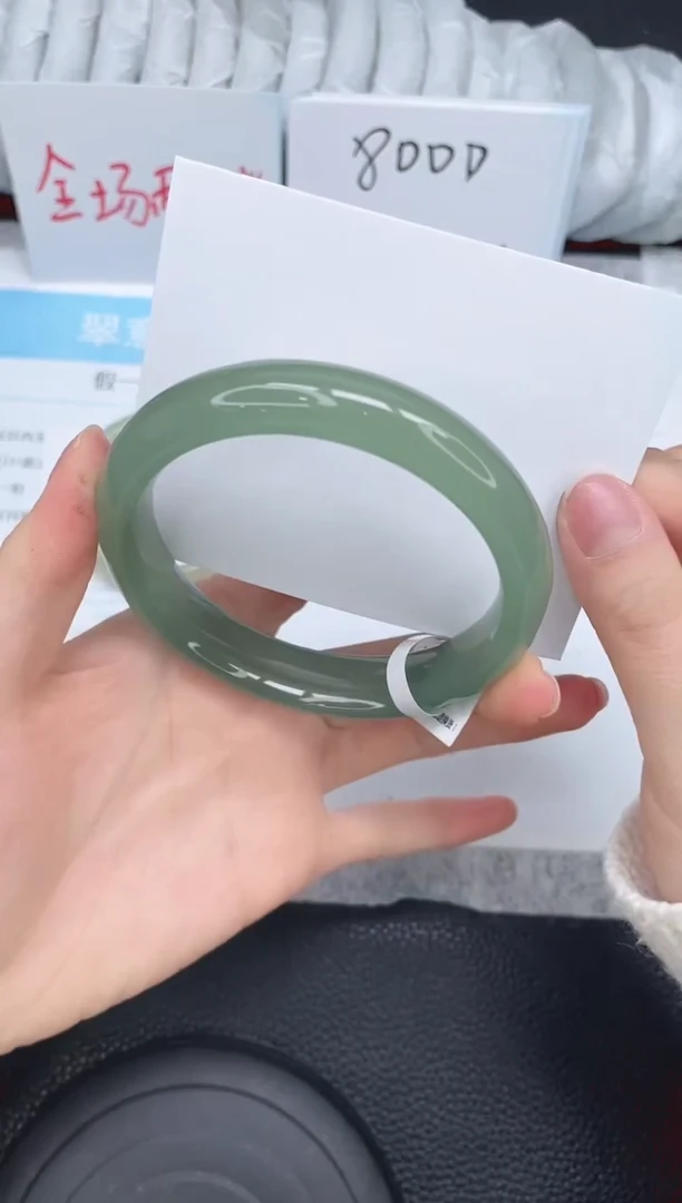 未镶嵌手镯石英质玉80-60.5