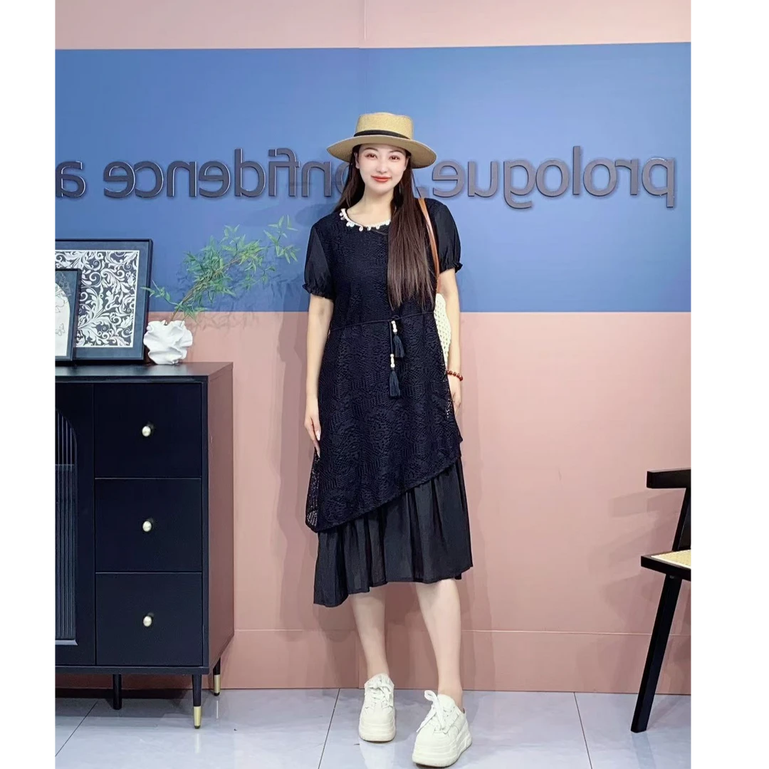 小仙子  韩版显瘦气质高级感连衣裙3909