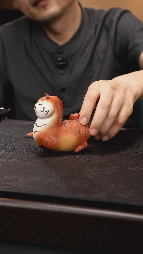 紫砂茶宠紫砂 马虎