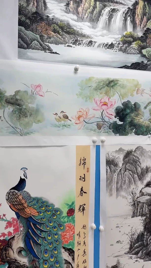 国画用****1墨古 荷花同类型随机