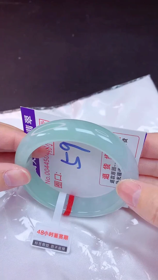 未镶嵌手镯翡翠59（48小时鉴赏期 ）
