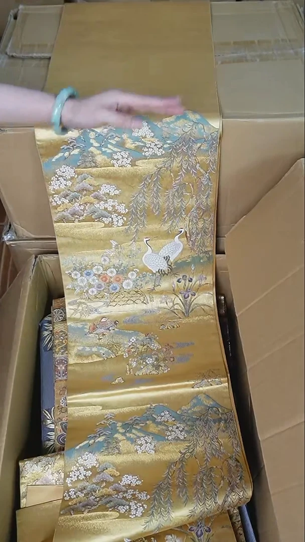织绣104本金箔花鸟特价