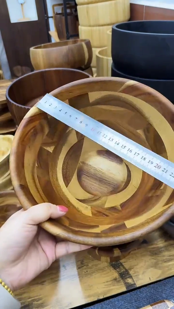 相思木大号碗沙拉碗