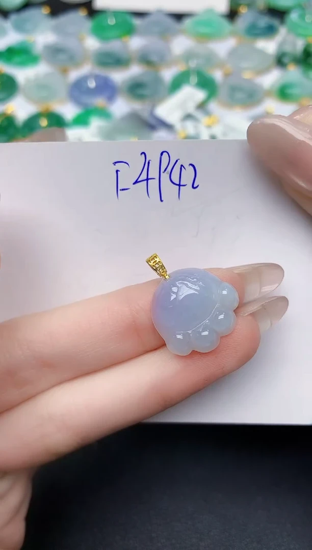 颈饰未镶嵌翡翠 天然缅甸A货翡翠百元以上9元证书费自理