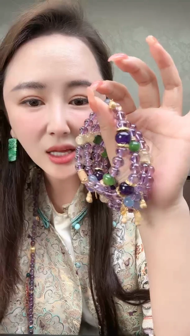 【闪购商品】定制水晶手串未镶嵌多样性发一件TZG0120009