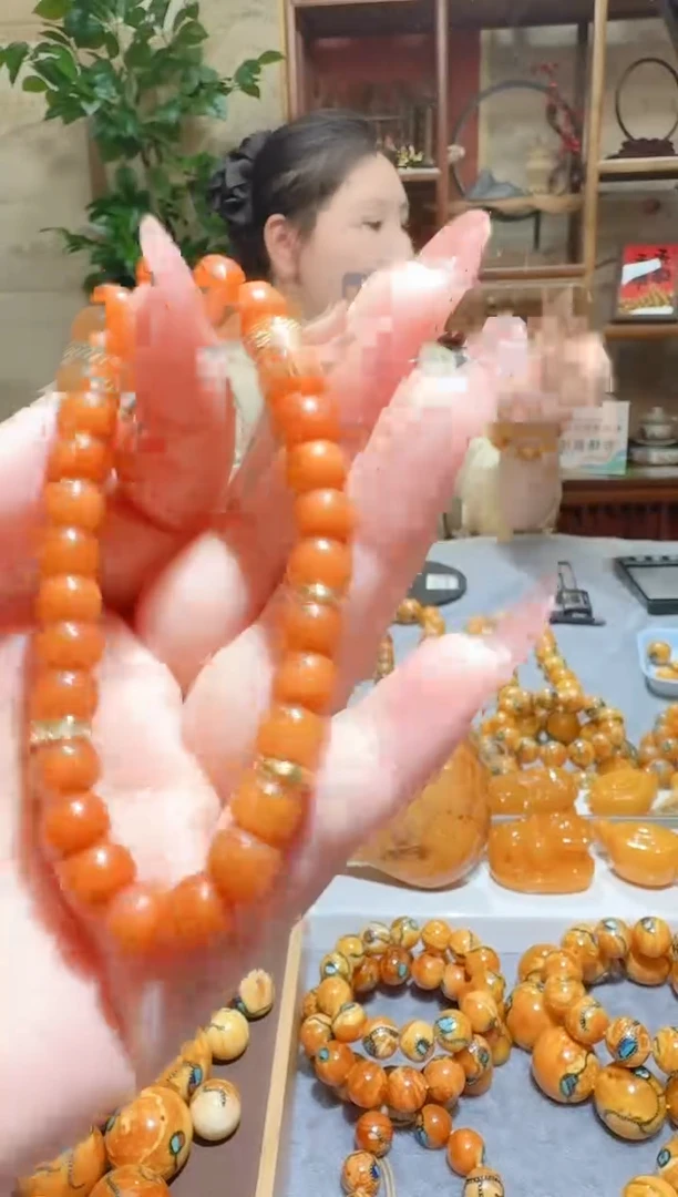 蜜蜡颈饰未镶嵌797天然蜜蜡珠宝奇石全都保真