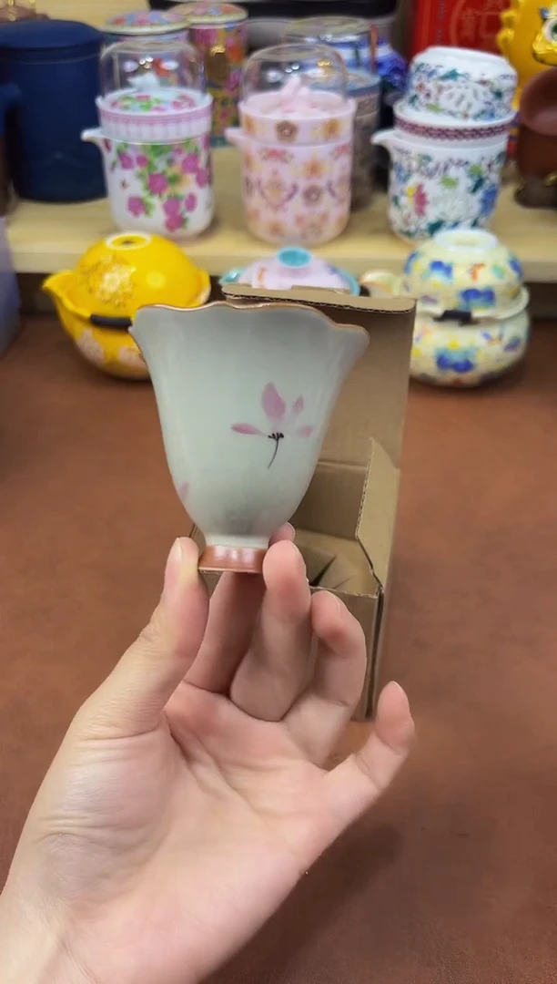 陶瓷茶具摆件旅行套组