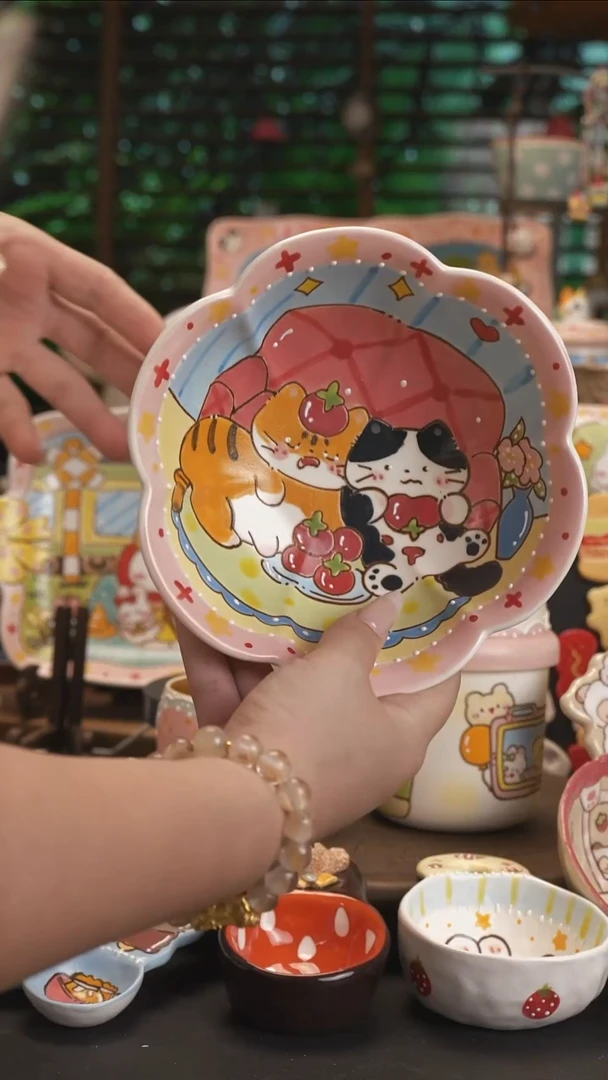 雪***️【原创设计】景德镇手绘陶瓷