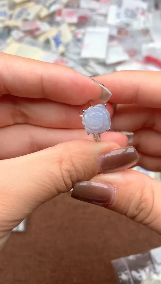 银S925镶嵌挂件翡翠—