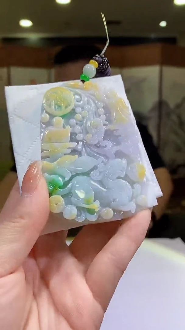 未镶嵌定制翡翠38/1021/W/貔貅