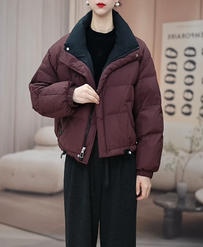 2024年新款冬季时尚气质百搭显瘦加厚保暖羽绒服#B59