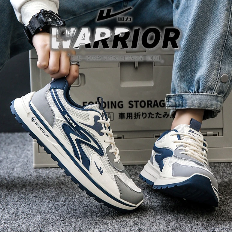 回力高端男鞋2025新款透气网面运动鞋男士休闲鞋子男耐磨百搭时尚