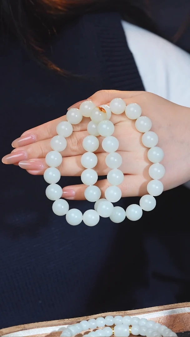 手串未镶嵌和田玉（多样性发一）（二）卡12@@P9341