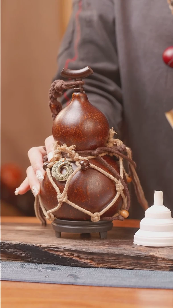 1772号链接精品大漆葫芦现货现发[一物一拍]