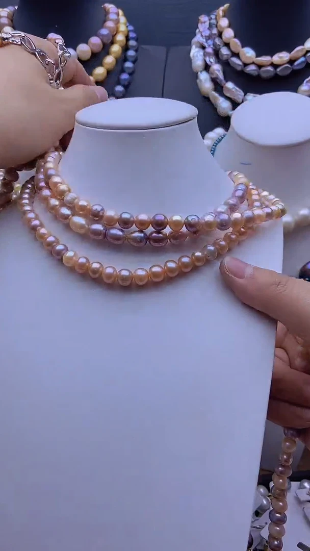 淡水珍珠未镶嵌颈饰11