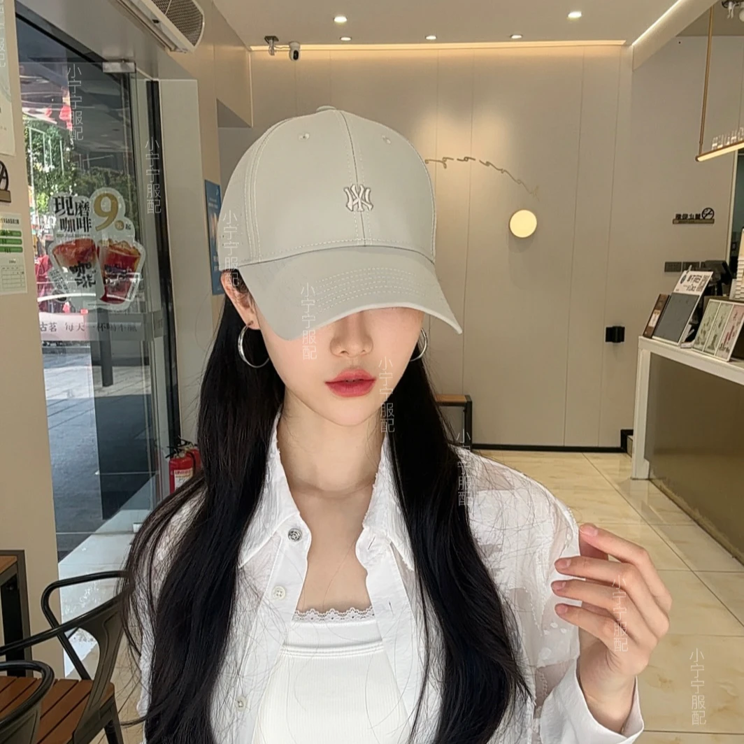 【WY打孔】速干镂空棒球帽男女同款遮阳防晒帽运动帽简约春夏