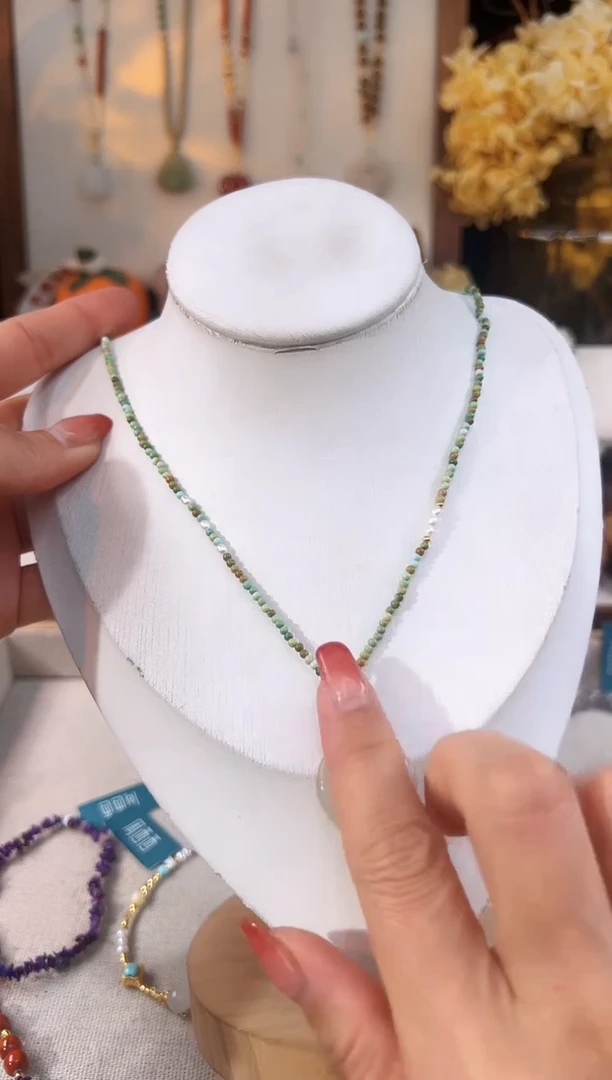 【闪购商品】绿松石颈饰未镶嵌@@C921L015141