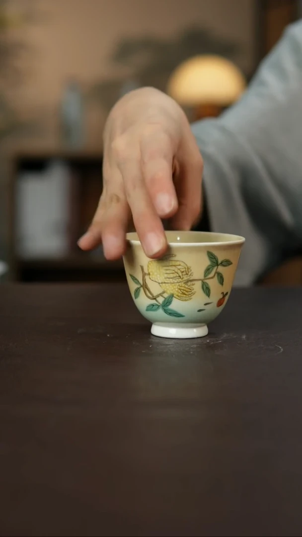 杯景德柴烧手作多人瑕疵