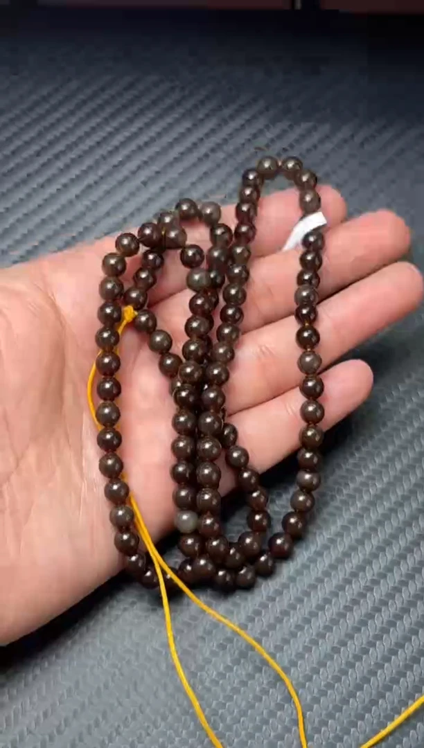 项链未镶嵌和田玉且末金山微色差长链卡6