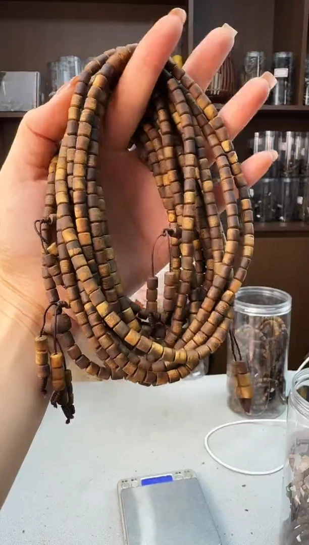 手串沉香0511老乌身沉浮桶珠多圈多样性发一