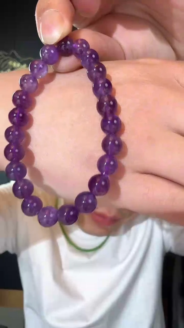 【闪购商品】紫晶紫水晶手串未镶嵌紫水晶手串