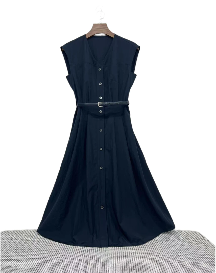 25128  高级感  休闲  气质   纽扣  时尚  连衣裙