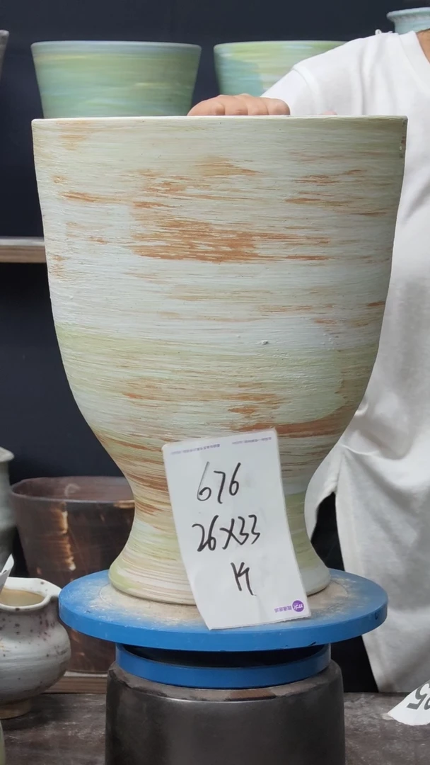 景德镇花盆默认微瑕676