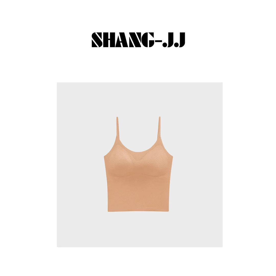 SHANG-JJ【粉底美背】25ss新款粉底液裸肤色百搭美背吊带q134170p