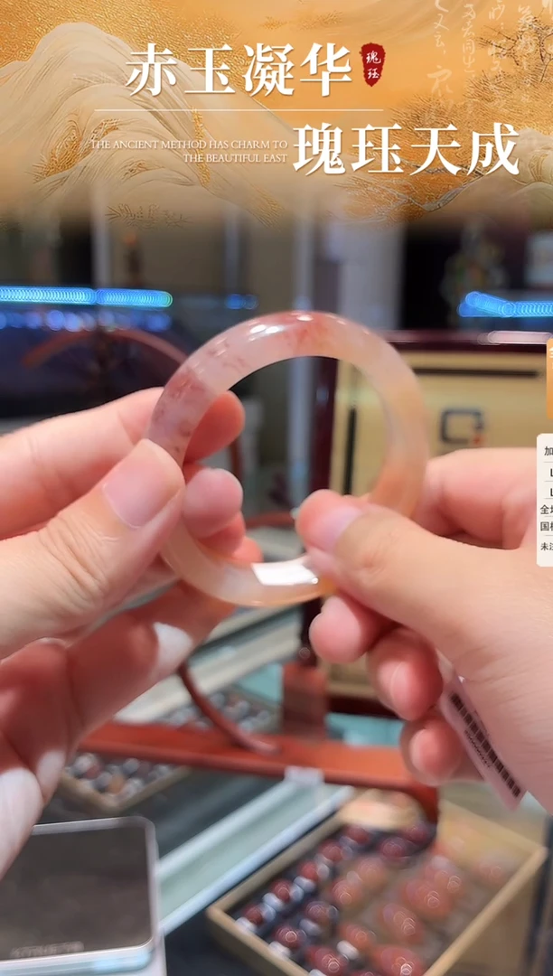 未镶嵌南红玛瑙手镯原矿南红手镯圈口55-57