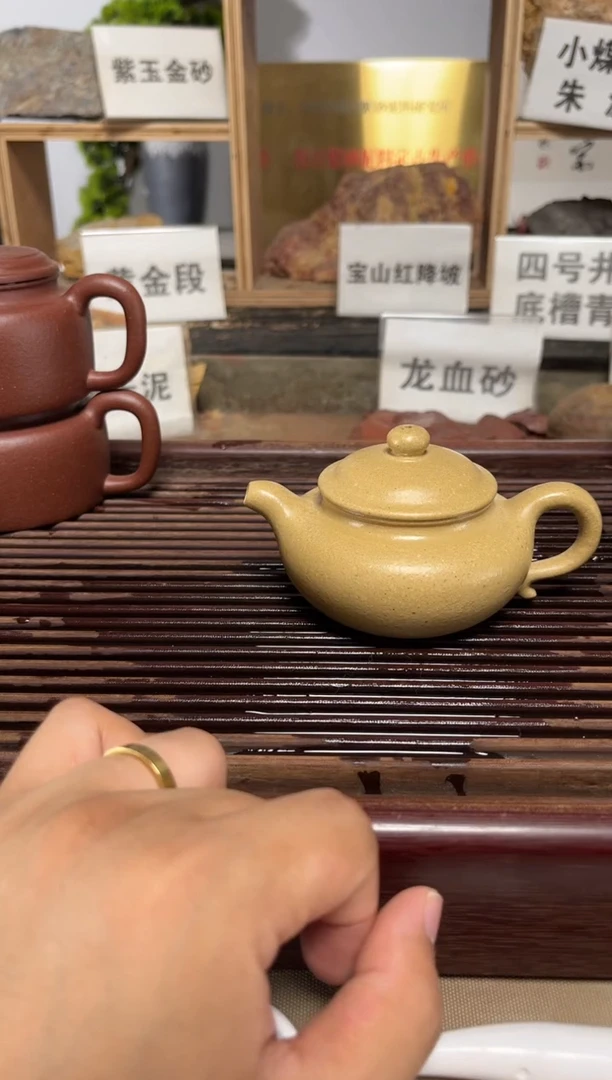 茶壶紫砂梨皮本绿仿古