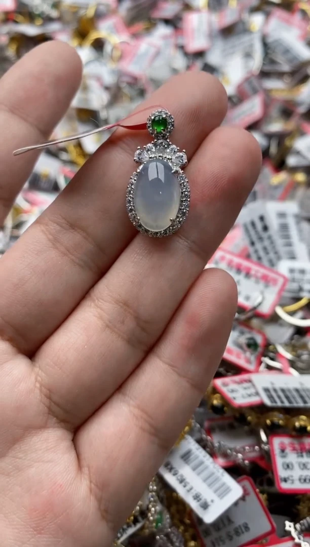 【闪购商品】翡翠戒指银S925镶嵌33333---7