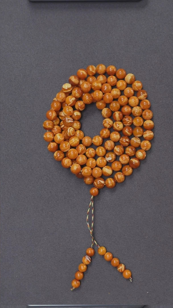 未镶嵌颈饰蜜蜡丹麦特级红花蜡链8+