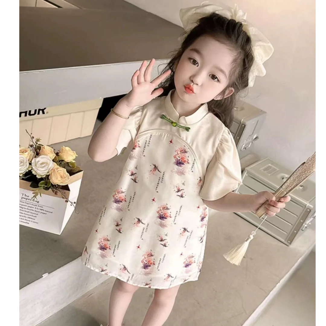 【0032款】中国风儿童夏季仙女公主裙