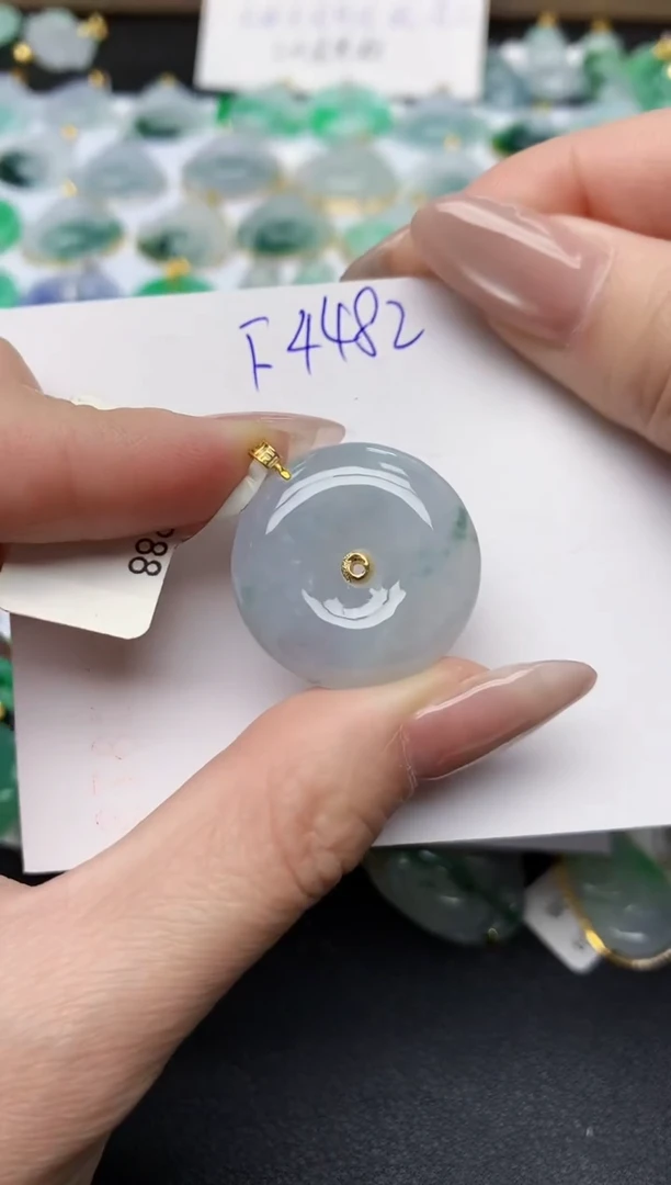 颈饰未镶嵌翡翠天然缅甸A货翡翠百元以上9元证书费自理