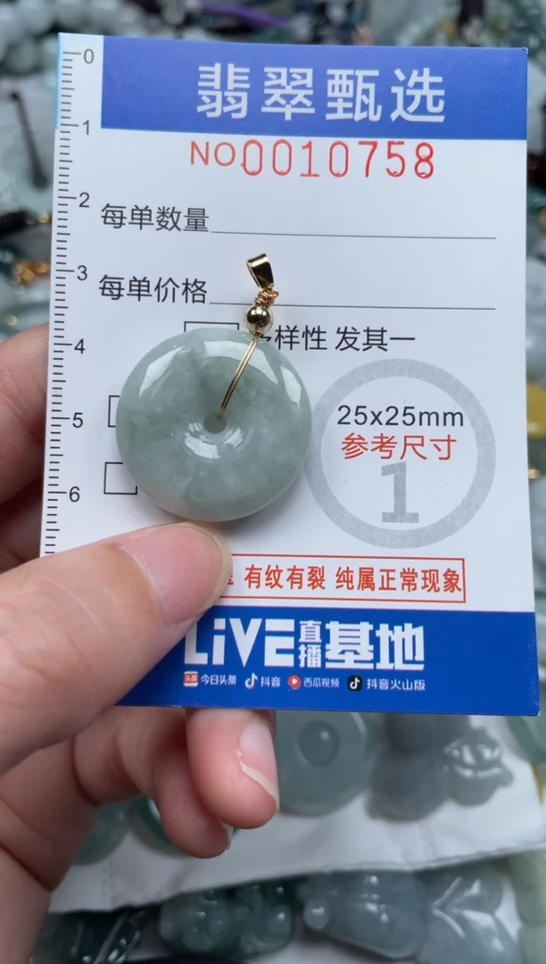 颈饰未镶嵌翡翠10758