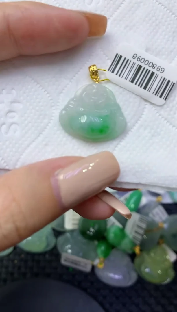颈饰未镶嵌翡翠天然缅甸翡翠A货