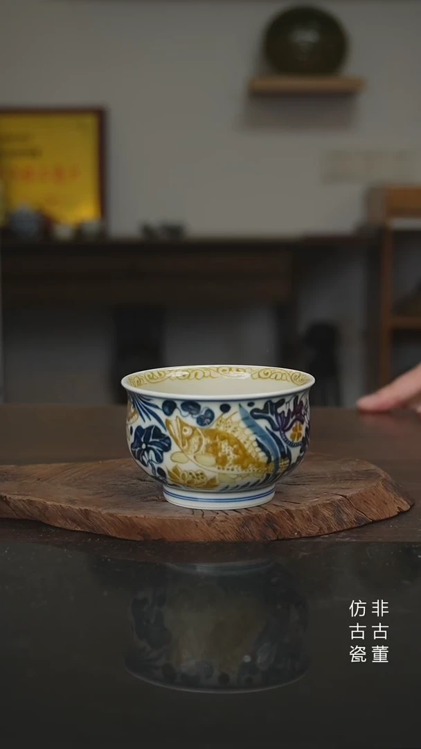 景德镇手工手绘陶瓷微瑕