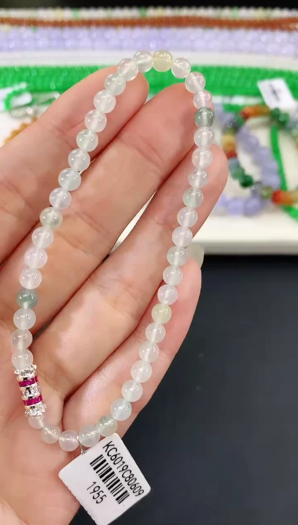 未镶嵌手串翡翠46|980多样性发其一