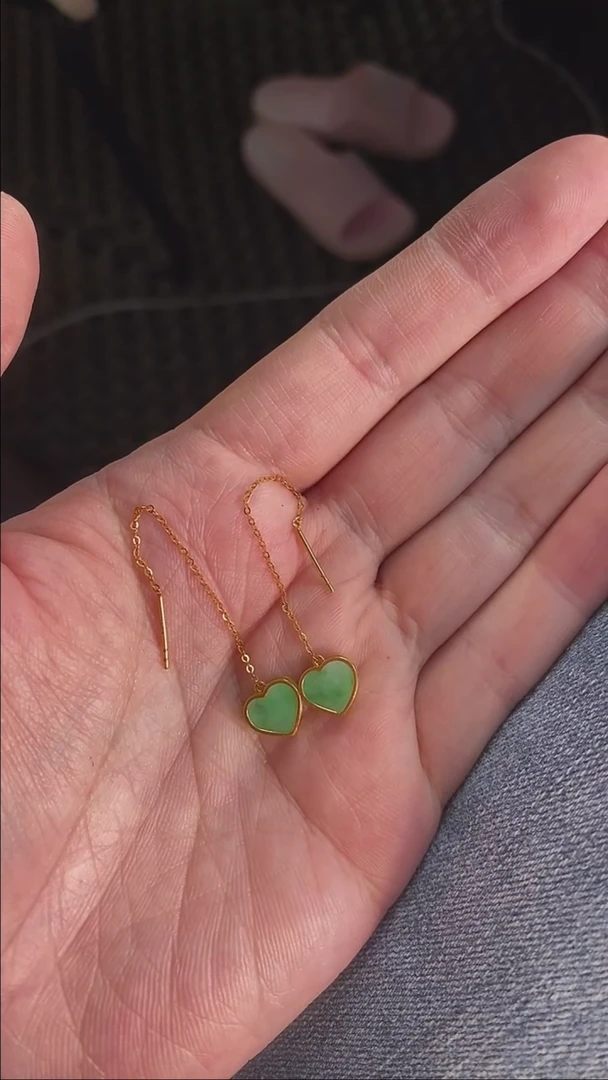 【闪购商品】定制翡翠18K金镶嵌890066号