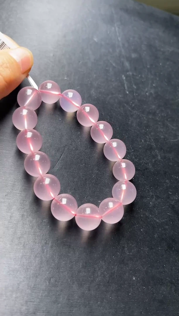 未镶嵌手串水晶马粉手串13mm+ JP55356