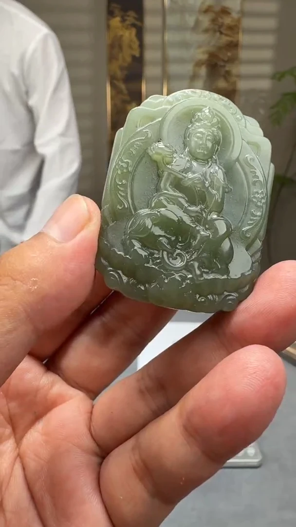 和田玉未镶嵌颈饰T156-多样性拍一发一