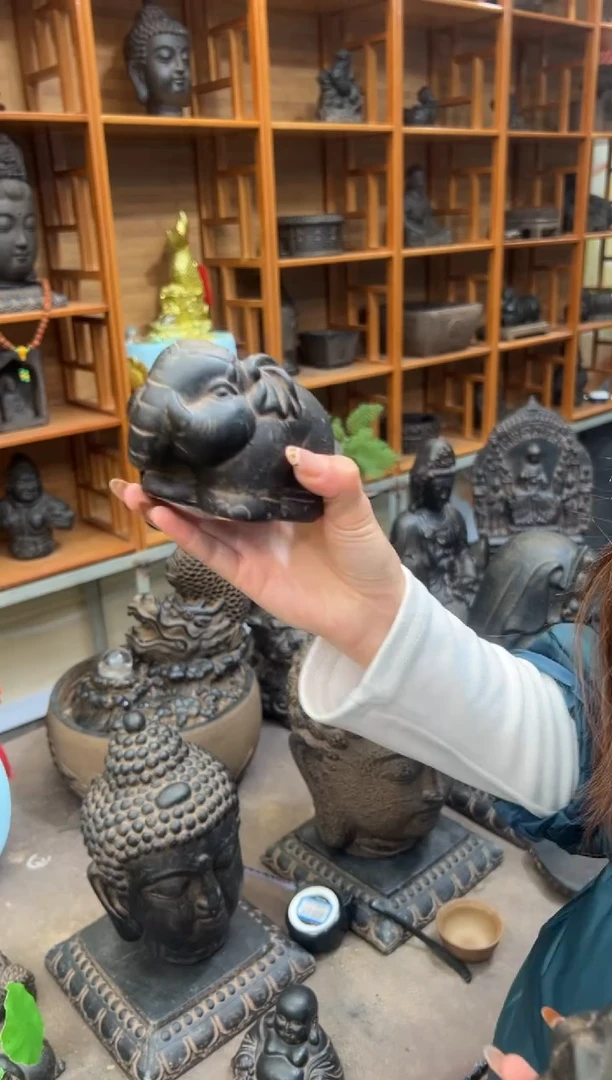 陶土【火山泥】小象摆件