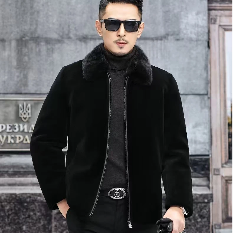 ZOTLI PAOLO/佐丹利·保罗新款加绒加厚高端男士貂绒外套-109-110