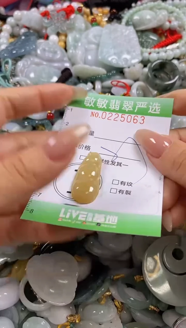 翡翠未镶嵌颈饰闪购0225063